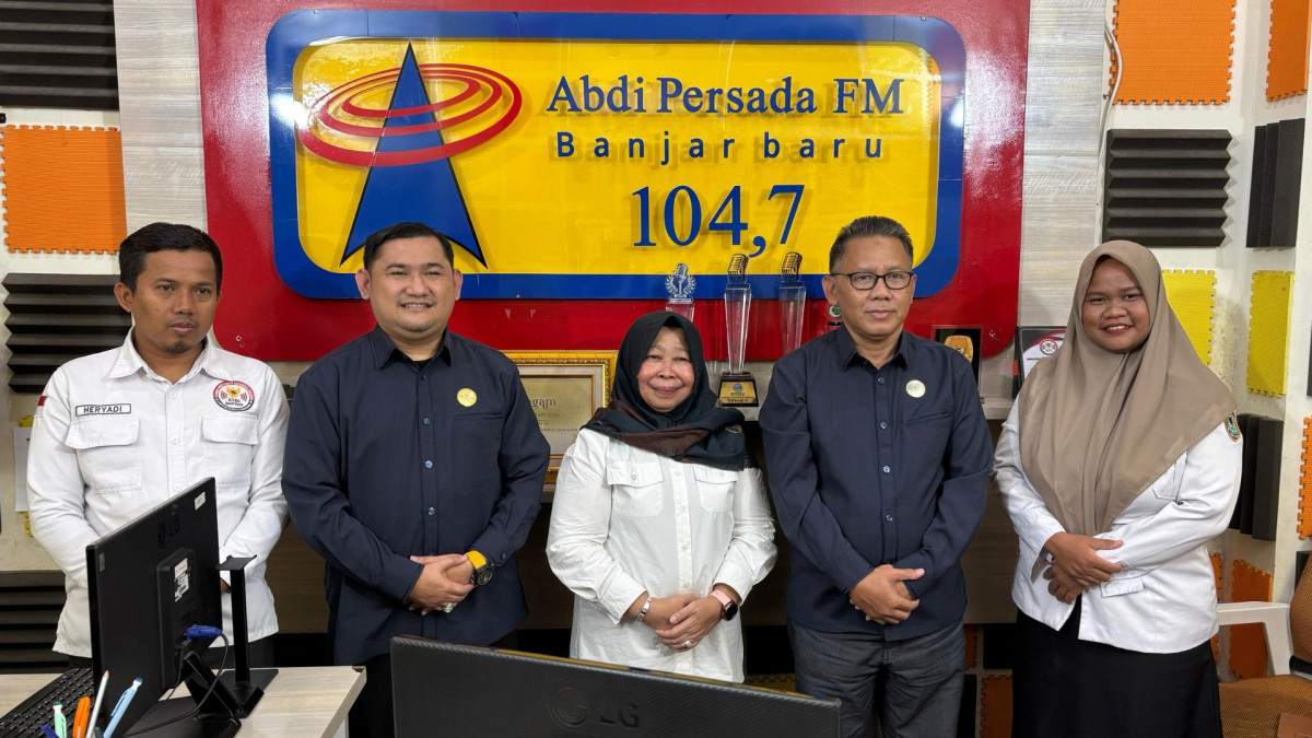 KPID Banten Lakukan Studi Tiru ke LPPL Radio Abdi Persada FM Banjarbaru