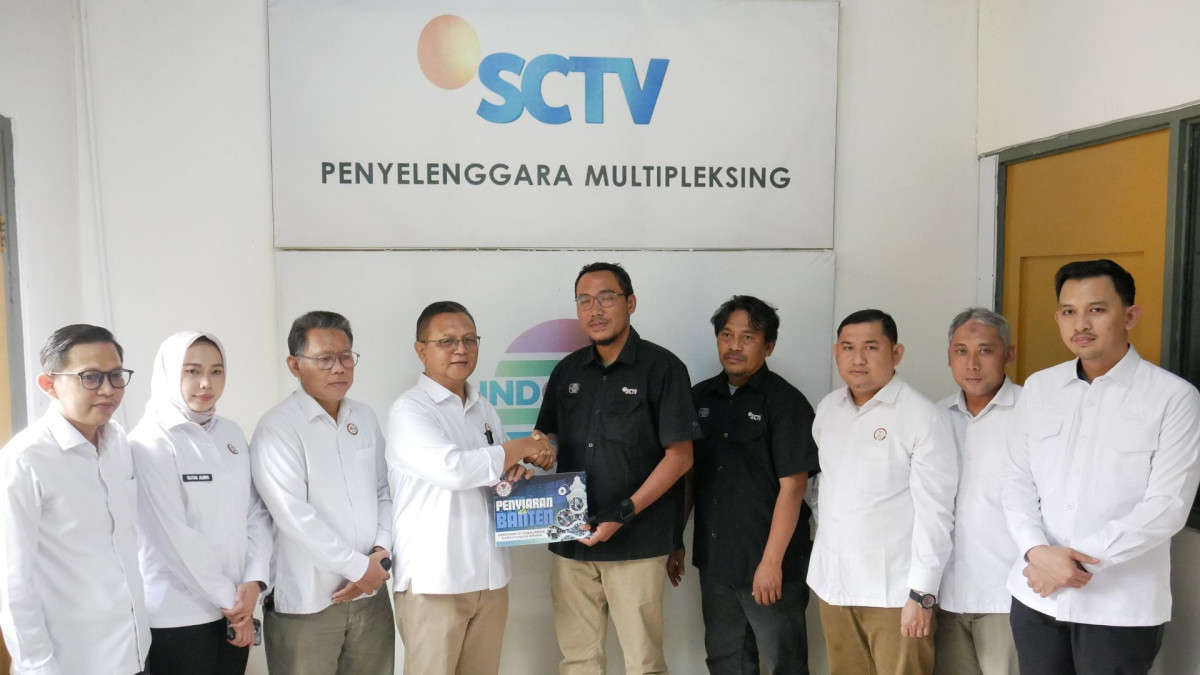 KPID Banten Kunjungi SCTV Banten, Dorong Penguatan TV Berjaringan untuk Angkat Budaya Lokal