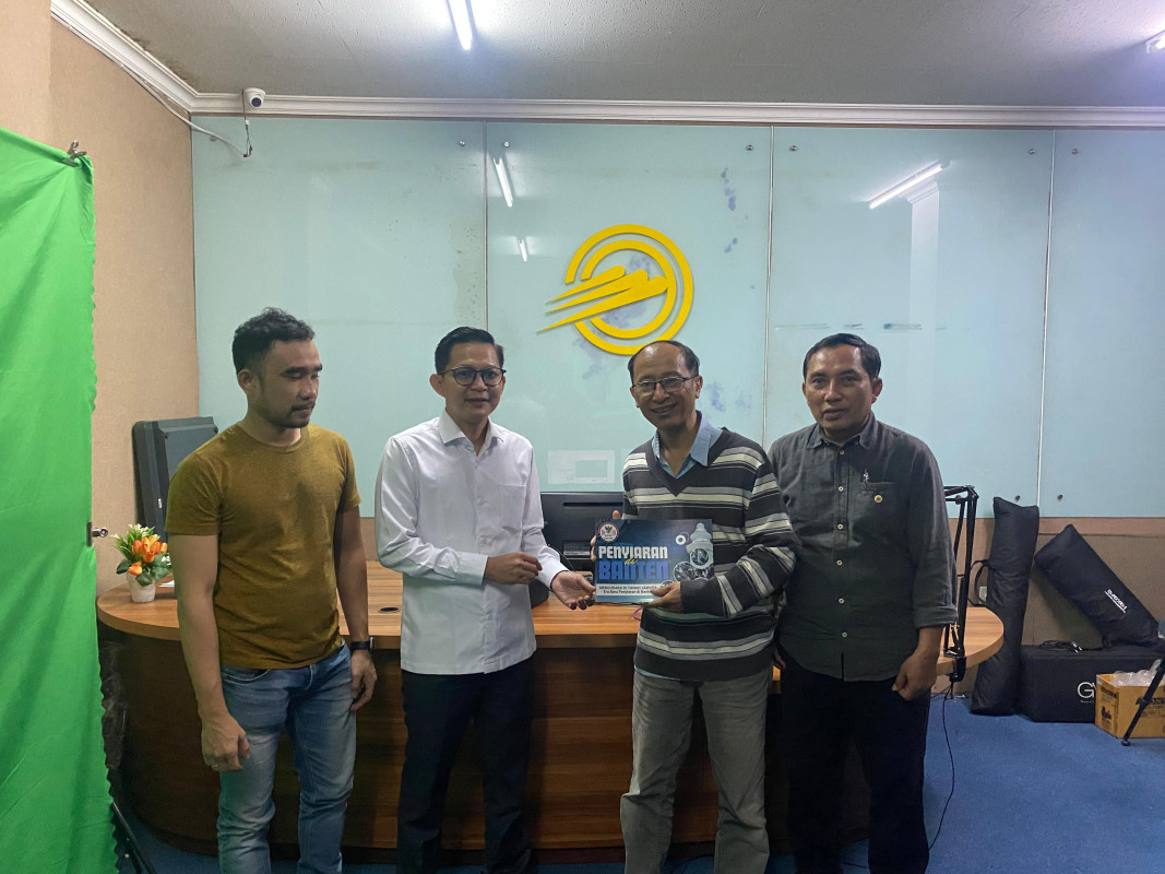 KPID Banten Lakukan Monitoring dan Evaluasi ke Radio Bharata Tangerang