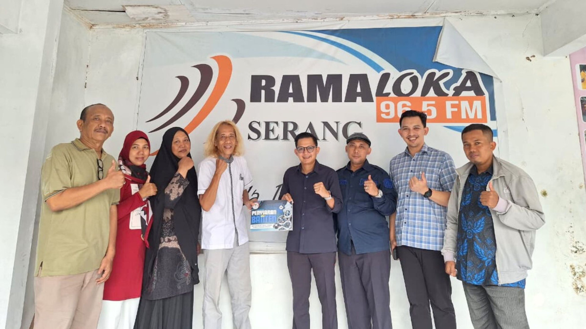 KPID Banten Kunjungi Radio Ramaloka FM Serang, Sosialisasikan Peraturan KPI No.2 Tahun 2024 dan P3SPS